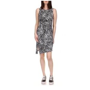 MICHAEL by Michael Kors black and white dress